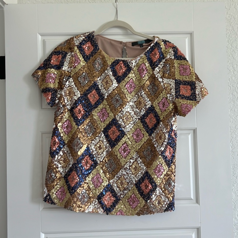 Anthropologie Sequin Shirt - Medium - Eva Franco